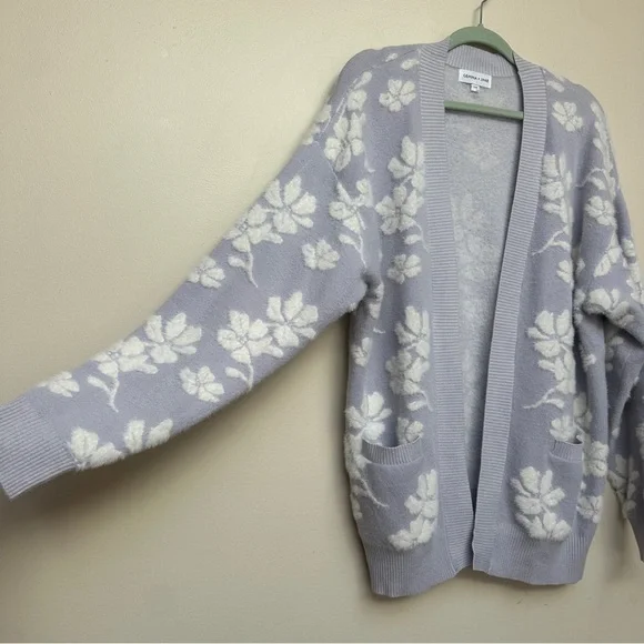 Gemma+Jane Floral Jacquard Cardigan Size Large - Picture 6 of 11